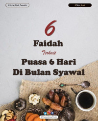 6 Faedah terkait puasa Syawal