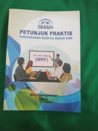 Petunjuk Praktis Pengukuran Budaya Kerja Cuk