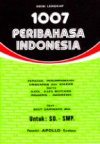 1007 PERIBAHASA INDONESIA