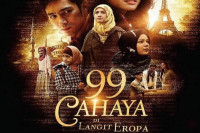 99 cahaya di langit eropa