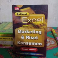 Aplikasi Exel pada Marketing & Riset Konsumen