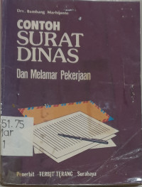 Contoh Surat Dinas Dan Melamar Pekerjaan