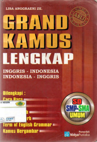 Grand Kamus Lengkap - Inggris Indonesia - Indonesia Inggris