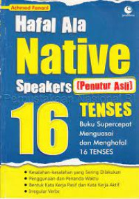 Hafal Ala Native Speakers 16 Tenses